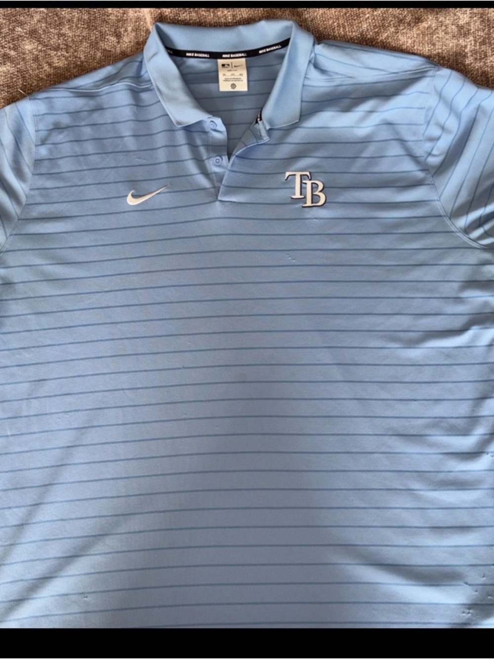 Nike Men's Tampa Bay Rays Authentic Collection Victory Performance Polo 3xl